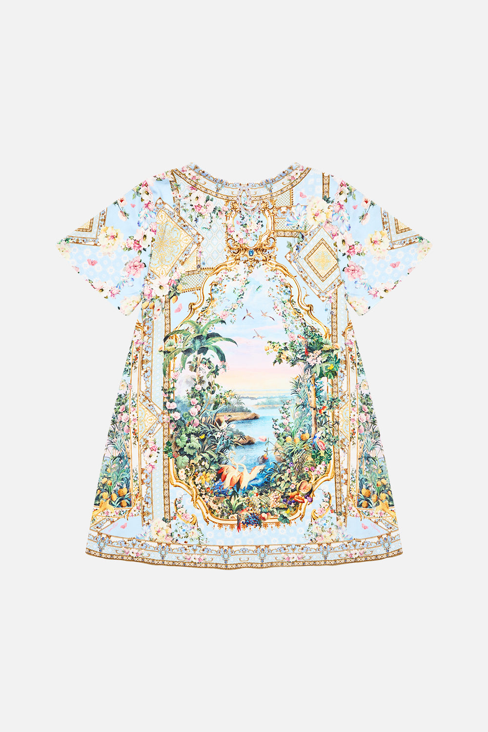 KIDS MINI TEE DRESS WITH FLARE HEM SISI SOCIETY