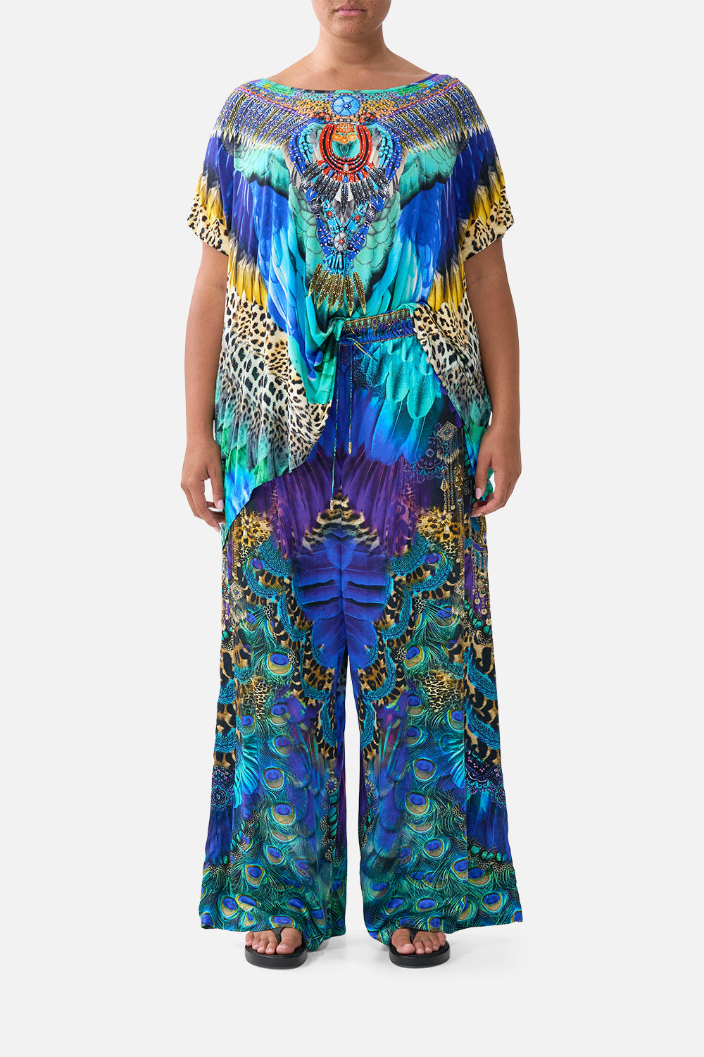 The CAMILLA LOOSE FIT TEE JUNGLE FLIGHT