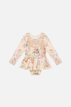 BABIES LONG SLEEVE BODYSUIT W JERSEY SKIRT MIDSUMMER MASTERPIECE