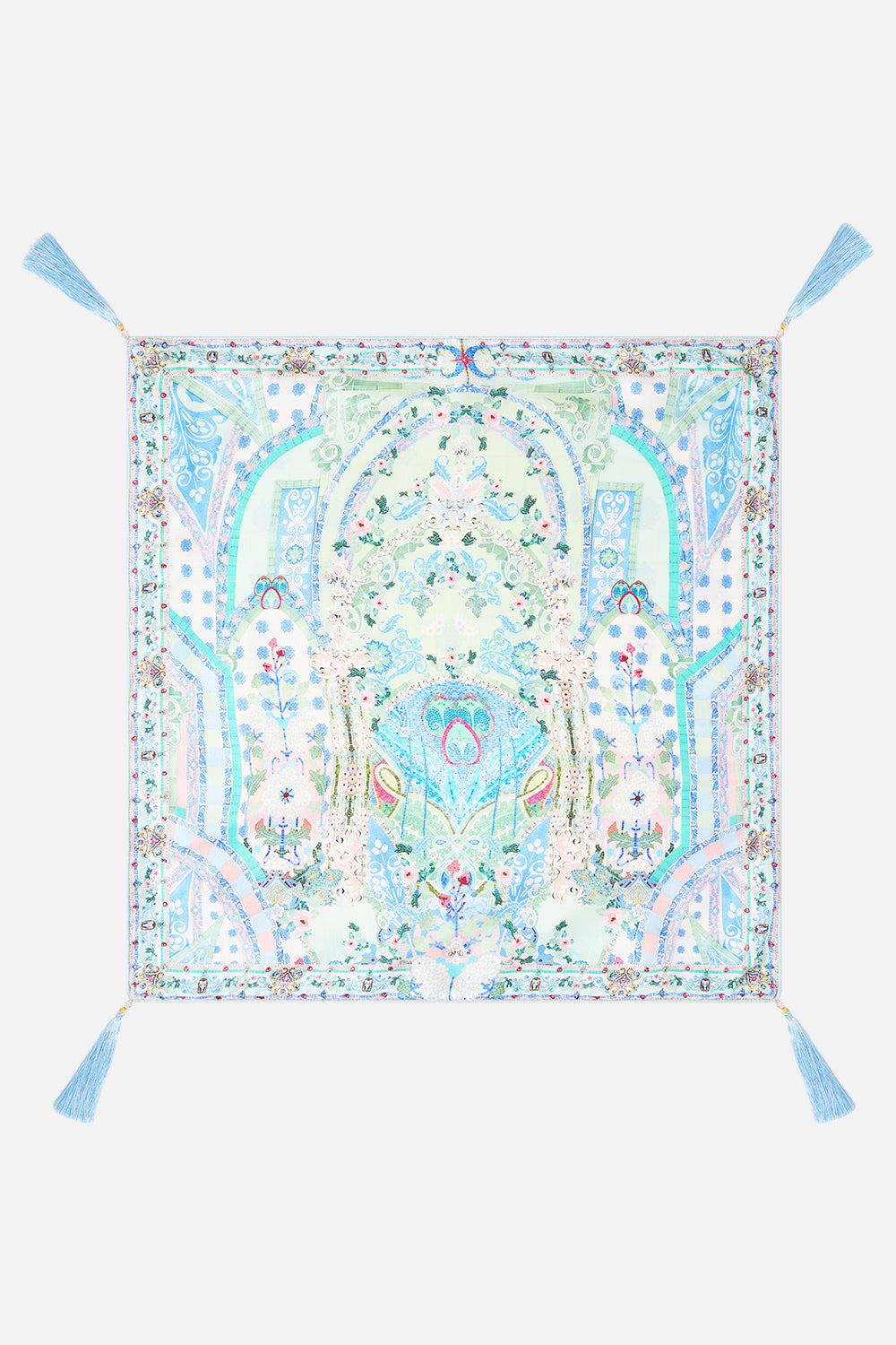 LARGE SQUARE CUSHION MIDSUMMER MOSAICS