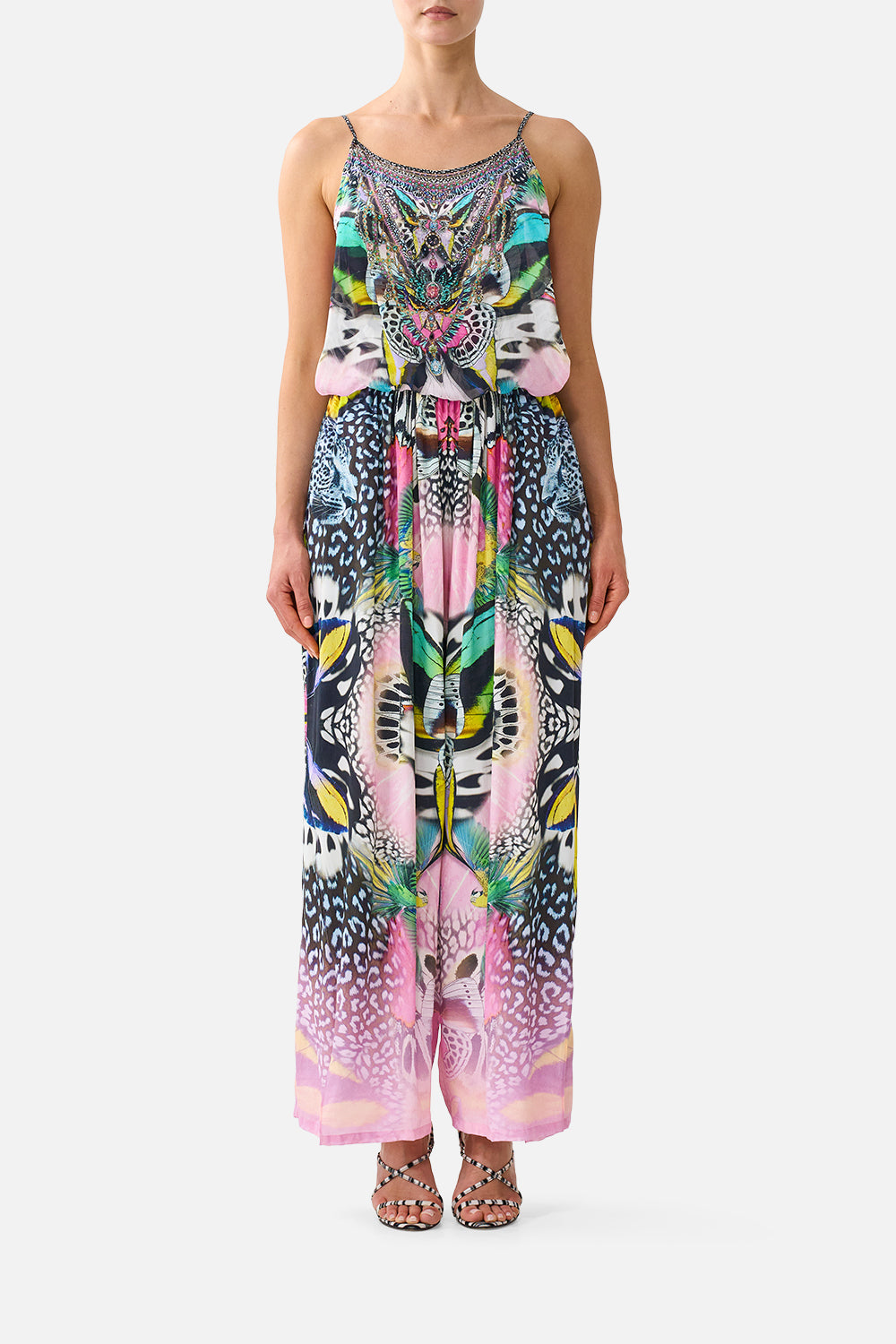 SHOESTRING STRAP JUMPSUIT MILLAMORPHOSIS