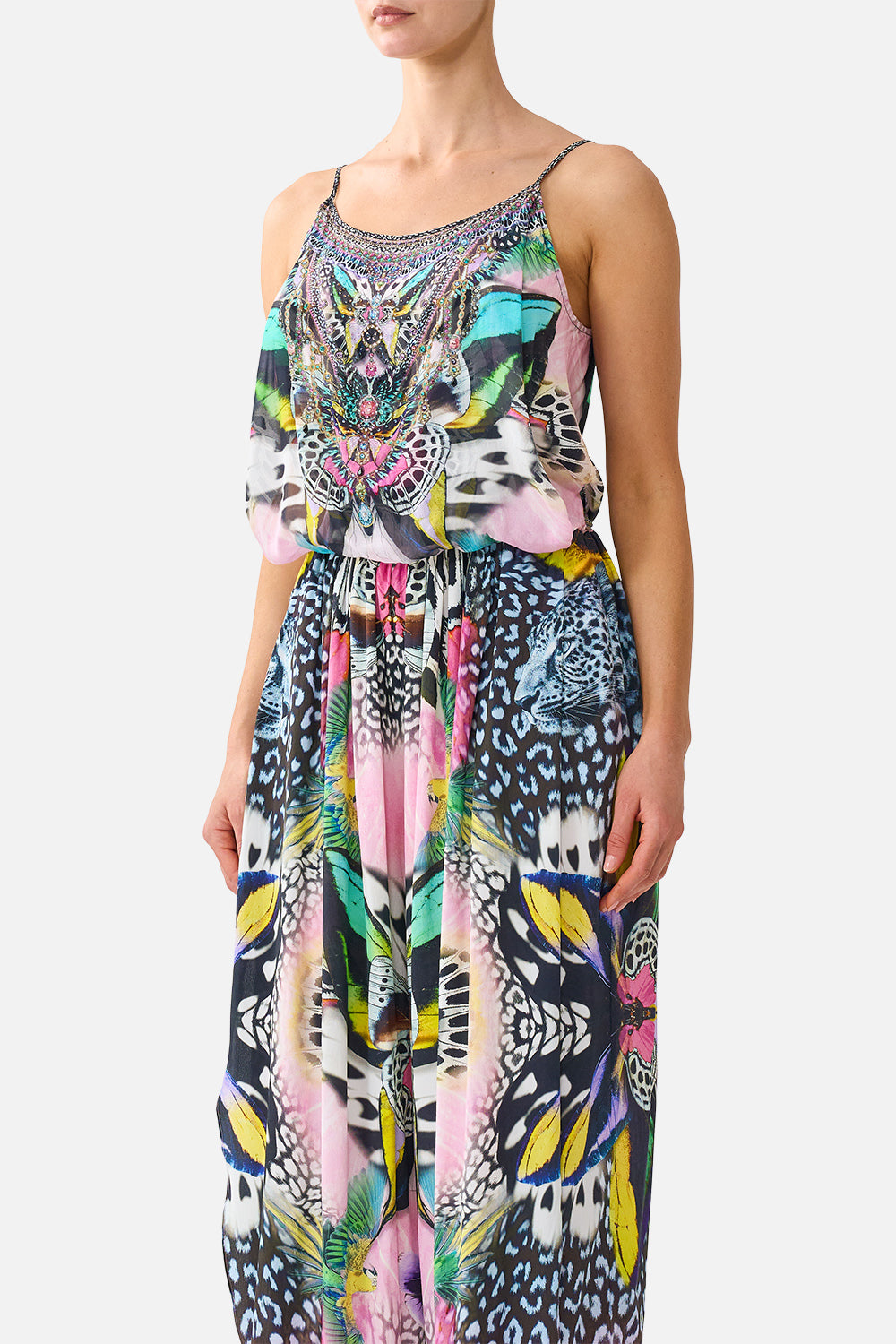 SHOESTRING STRAP JUMPSUIT MILLAMORPHOSIS