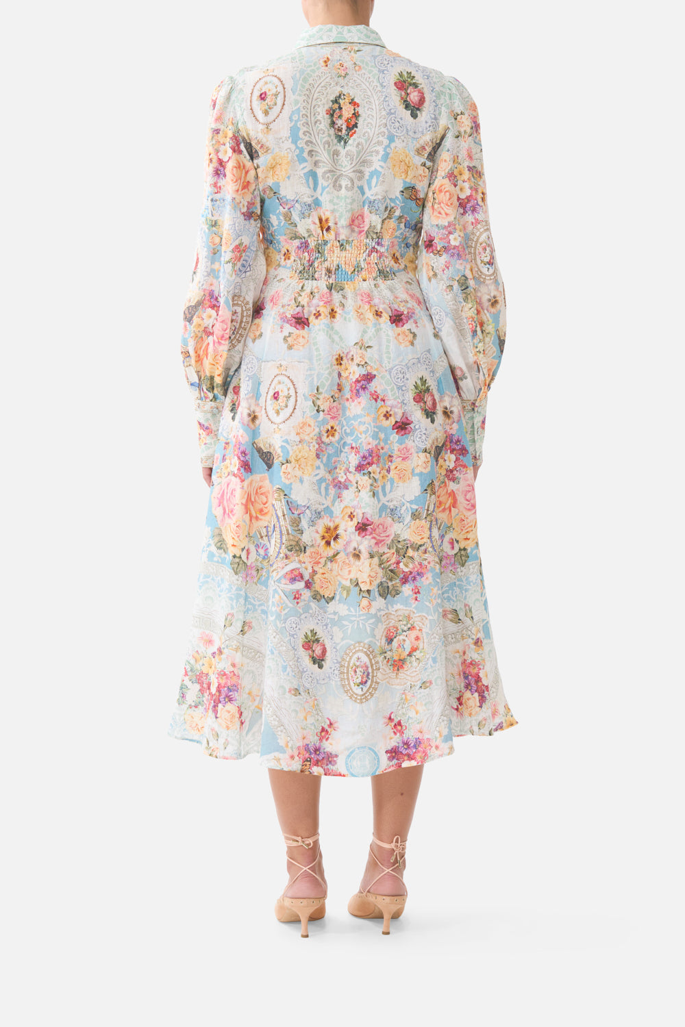 The CAMILLA WAIST TIE SHIRT DRESS A TASTE FOR LACE