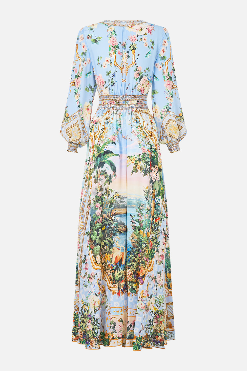 The CAMILLA BUTTON DRESS WITH SHAPED WAISTBAND SISI SOCIETY