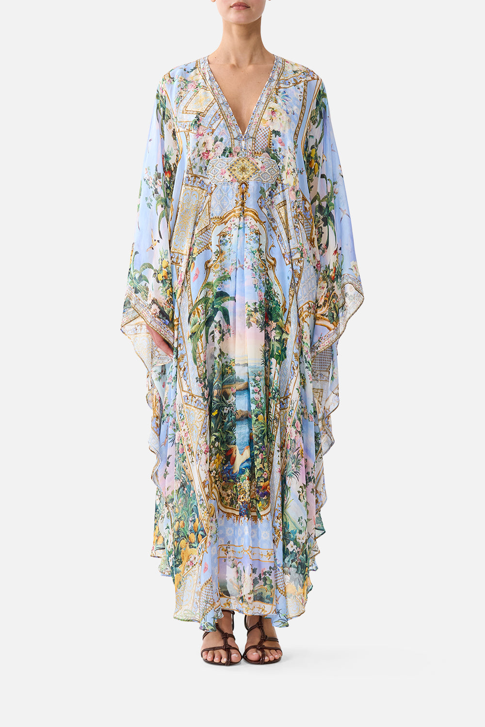 LONG KAFTAN WITH WAIST DETAIL SISI SOCIETY