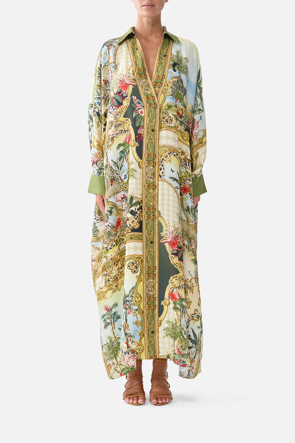 The CAMILLA WING COLLAR KAFTAN WANDERLUST EMPIREWANDERLUST EMPIRE