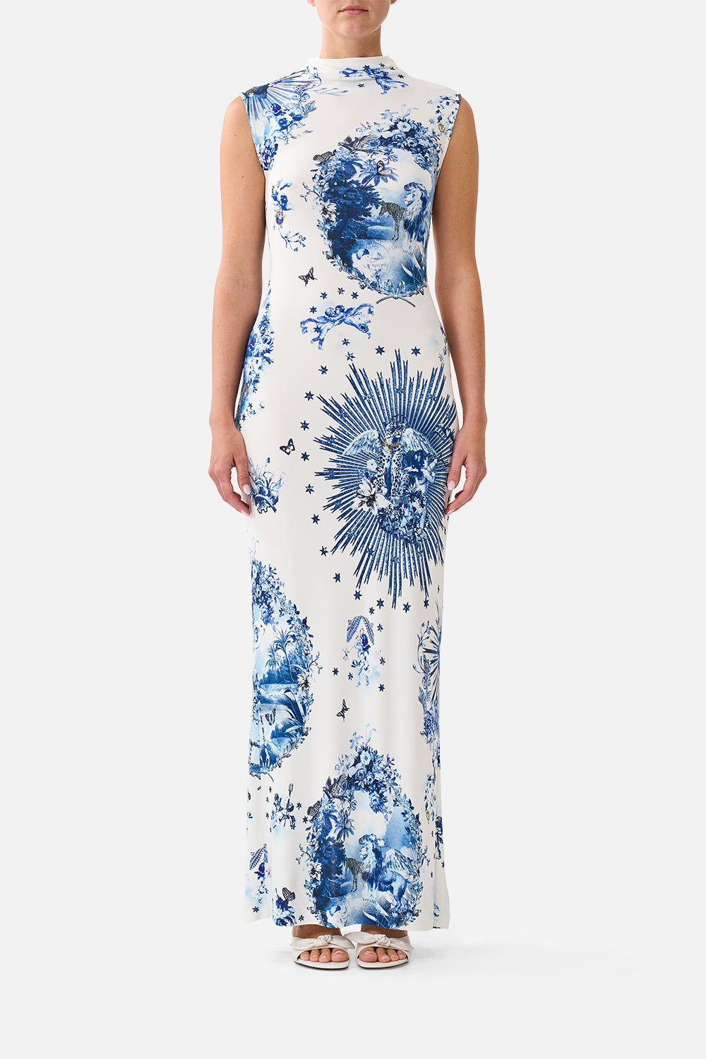 BACK DETAIL TANK DRESS THE PORCELAIN PARLOUR