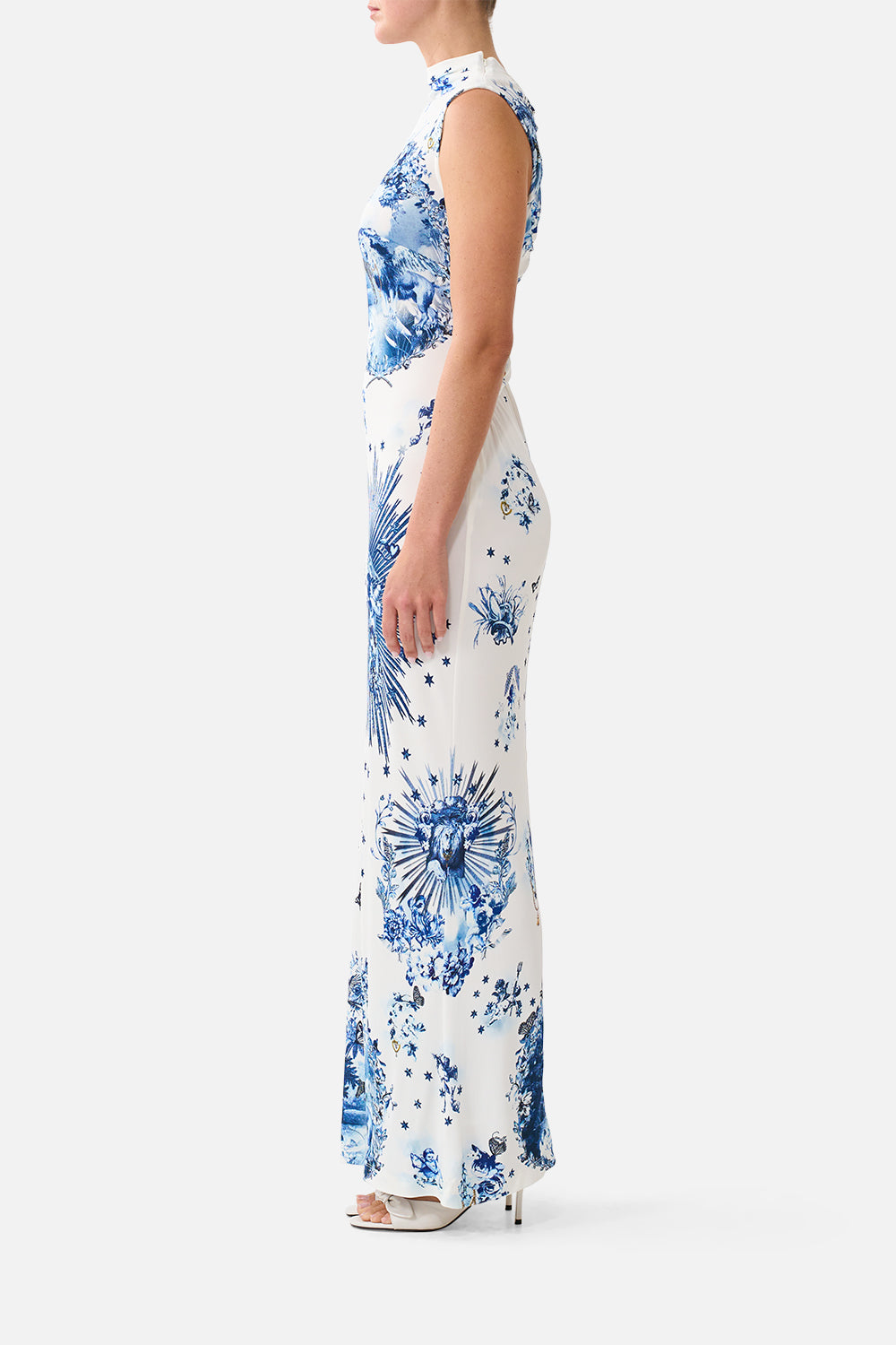 BACK DETAIL TANK DRESS THE PORCELAIN PARLOUR
