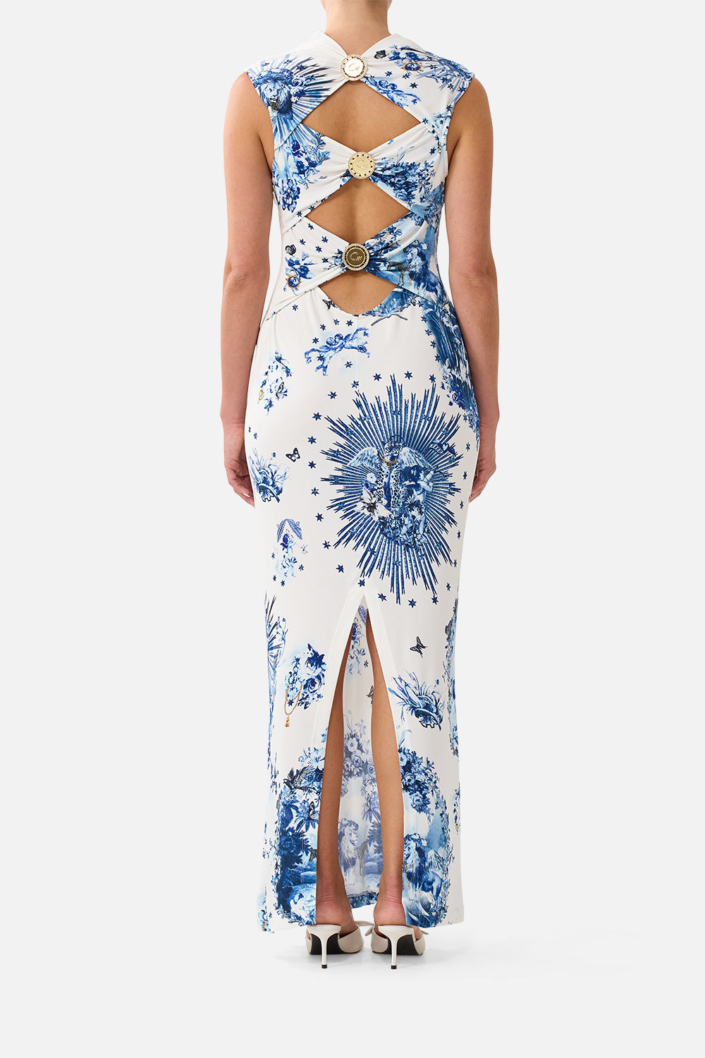 BACK DETAIL TANK DRESS THE PORCELAIN PARLOUR