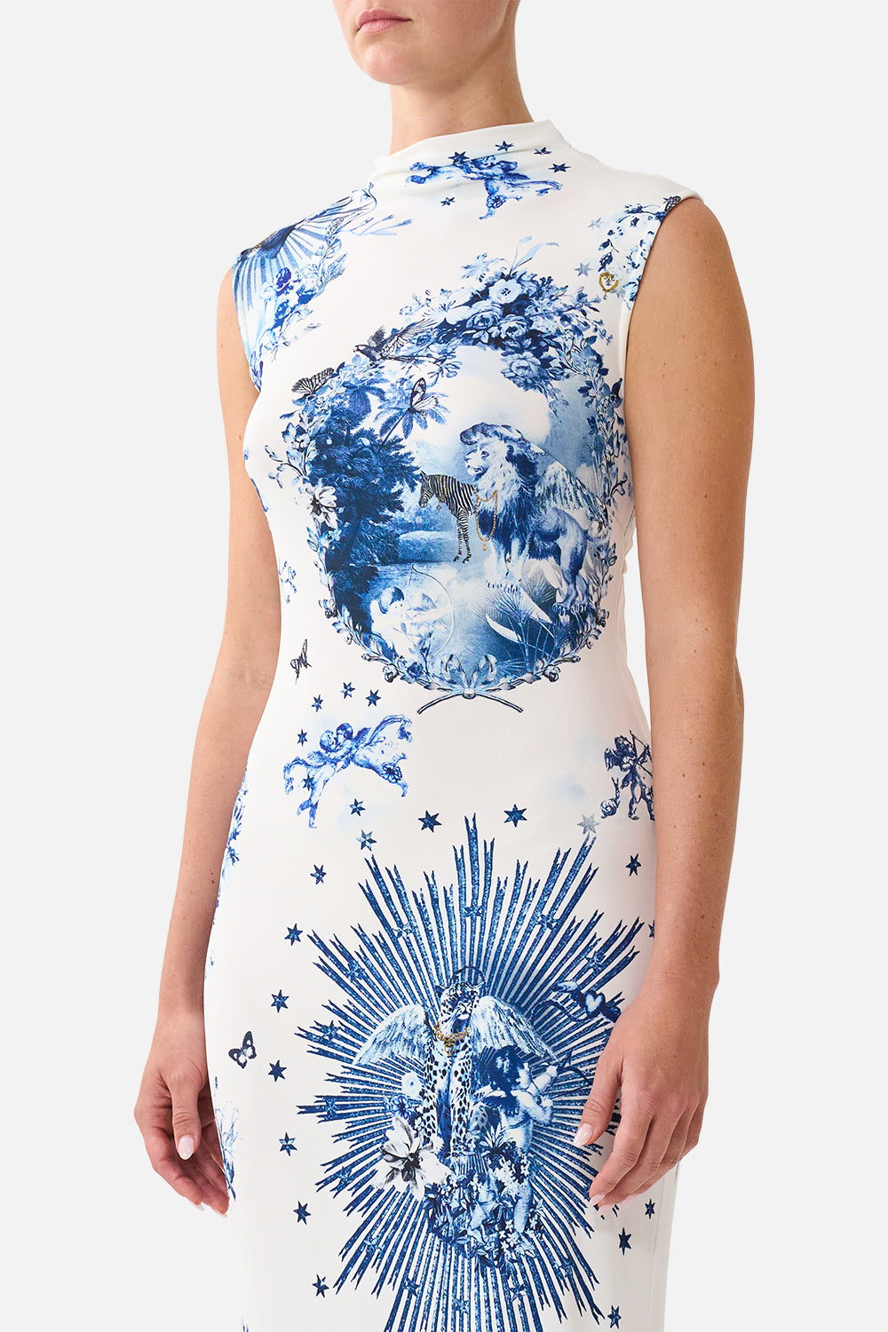 BACK DETAIL TANK DRESS THE PORCELAIN PARLOUR