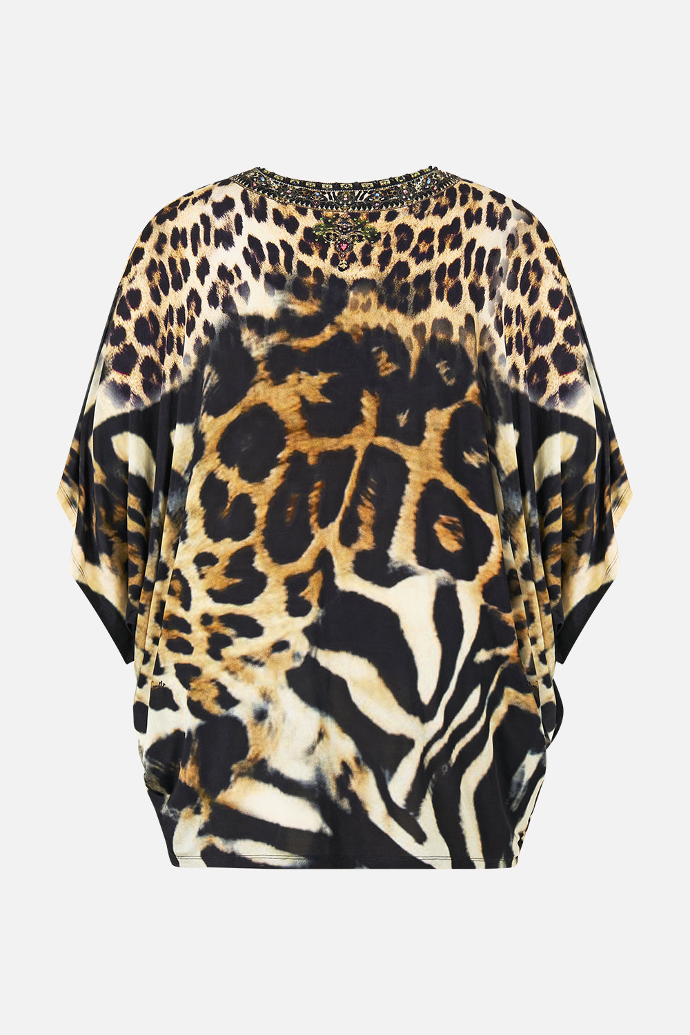 The CAMILLA BAT SLEEVE DRESS LEOTIGRA LAND