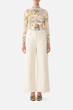 RELAXED TROUSER WITH BACK YOKE MIDSUMMER MASTERPIECE
