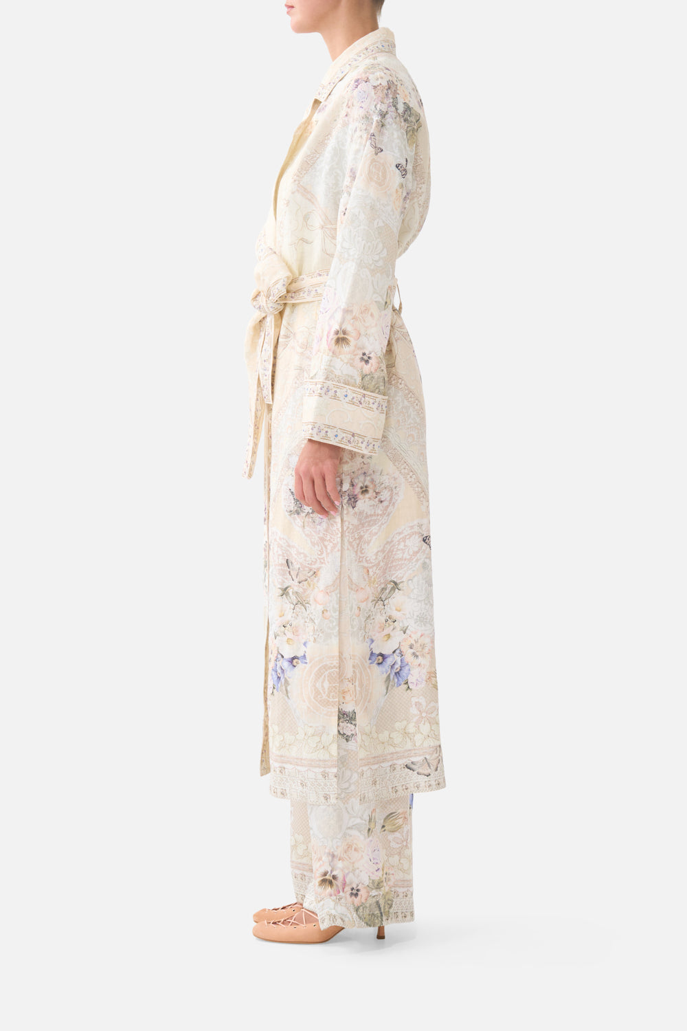 The CAMILLA DUSTER COAT LACED WITH LOVE