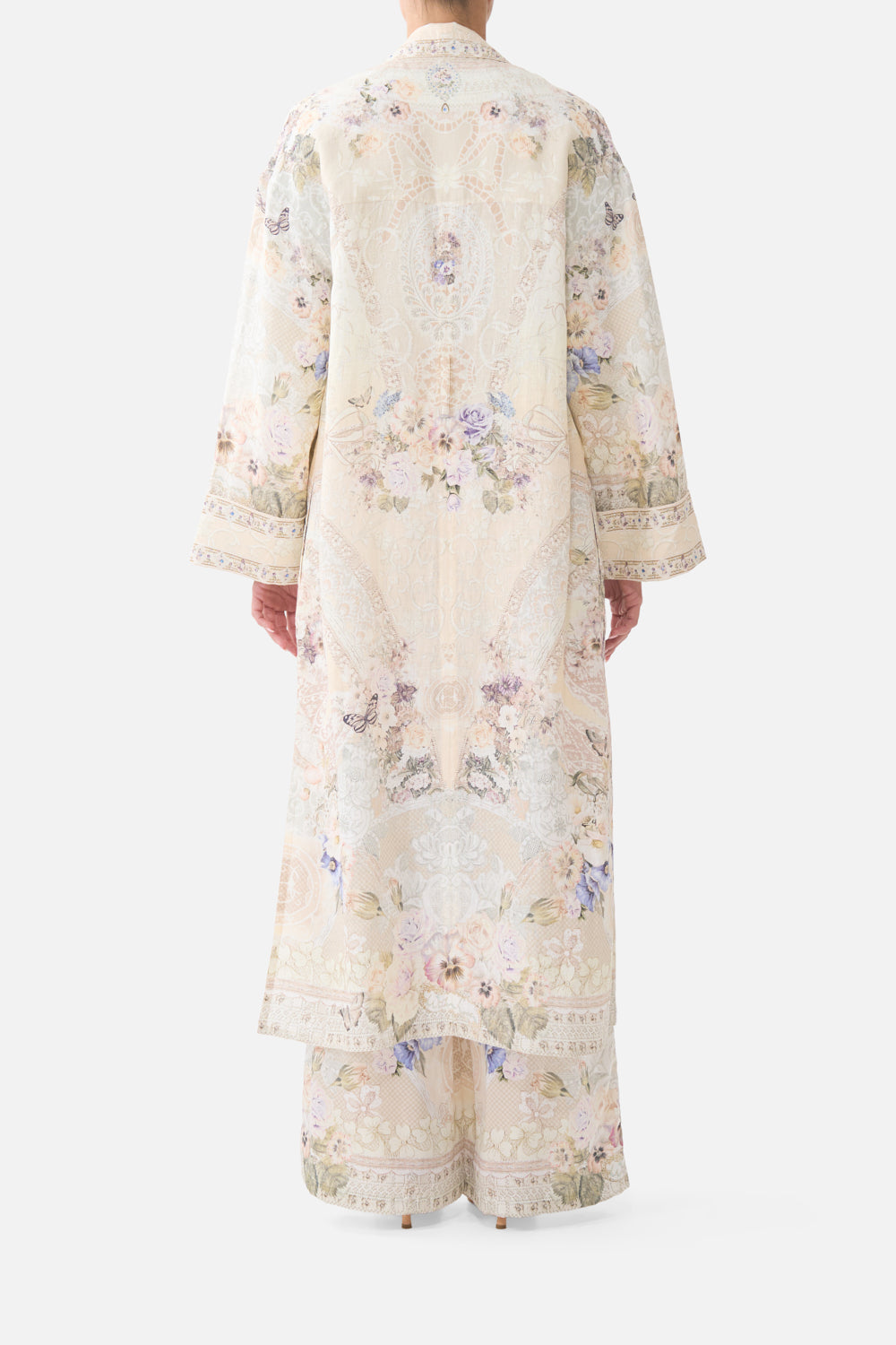 The CAMILLA DUSTER COAT LACED WITH LOVE