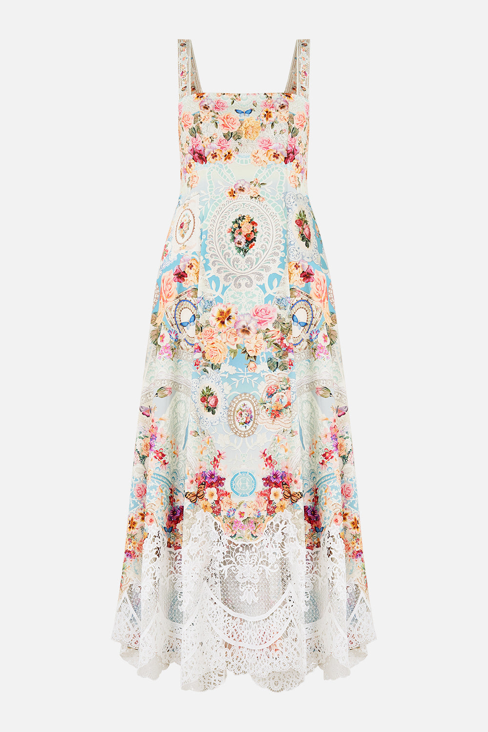 LONG FIT AND FLARE DRESS A TASTE FOR LACE