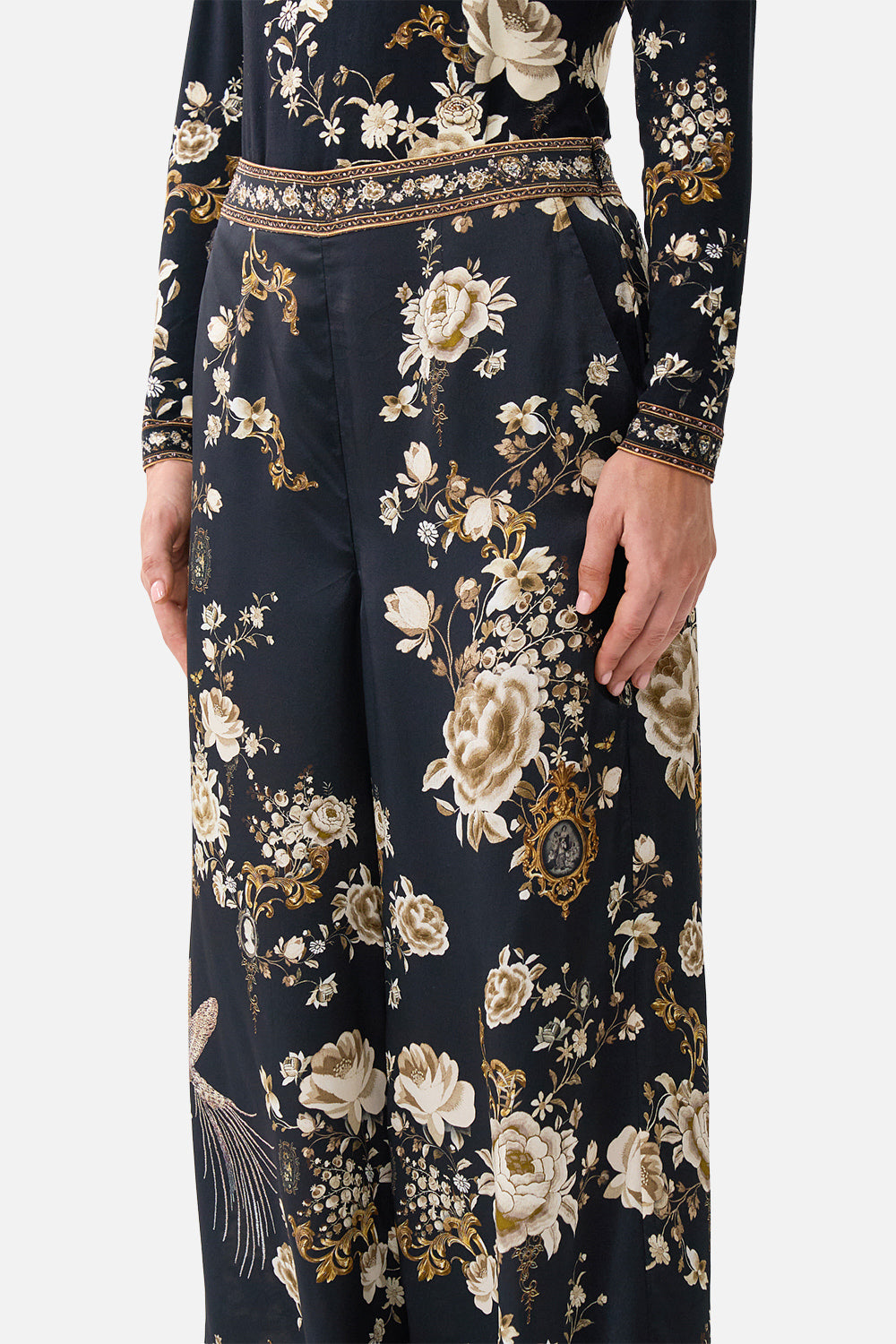 STRAIGHT LEG RELAXED TROUSER FLAMENCO FOLKLORE