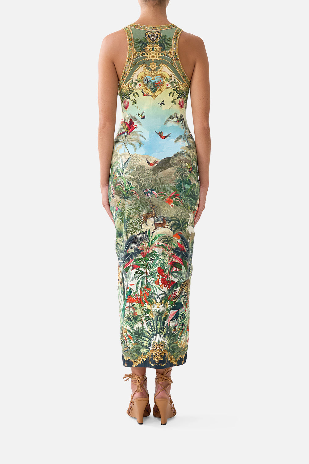 The CAMILLA JERSEY TANK DRESS WANDERLUST EMPIRE
