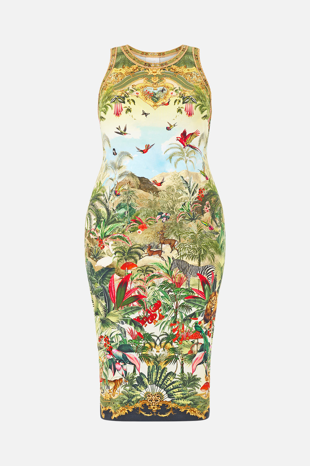 The CAMILLA JERSEY TANK DRESS WANDERLUST EMPIRE