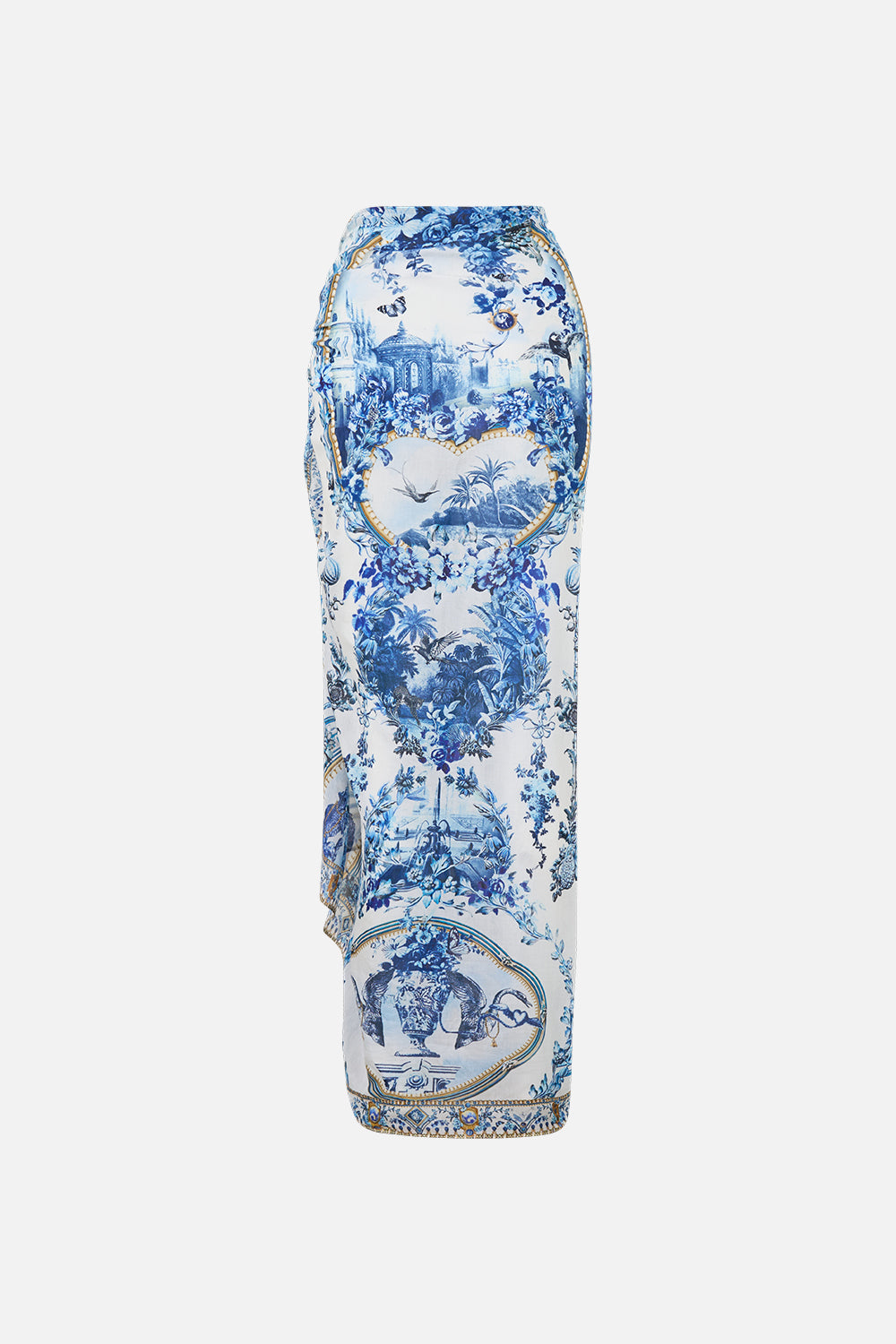 MULTI WEAR LONG SARONG THE PORCELAIN PARLOUR