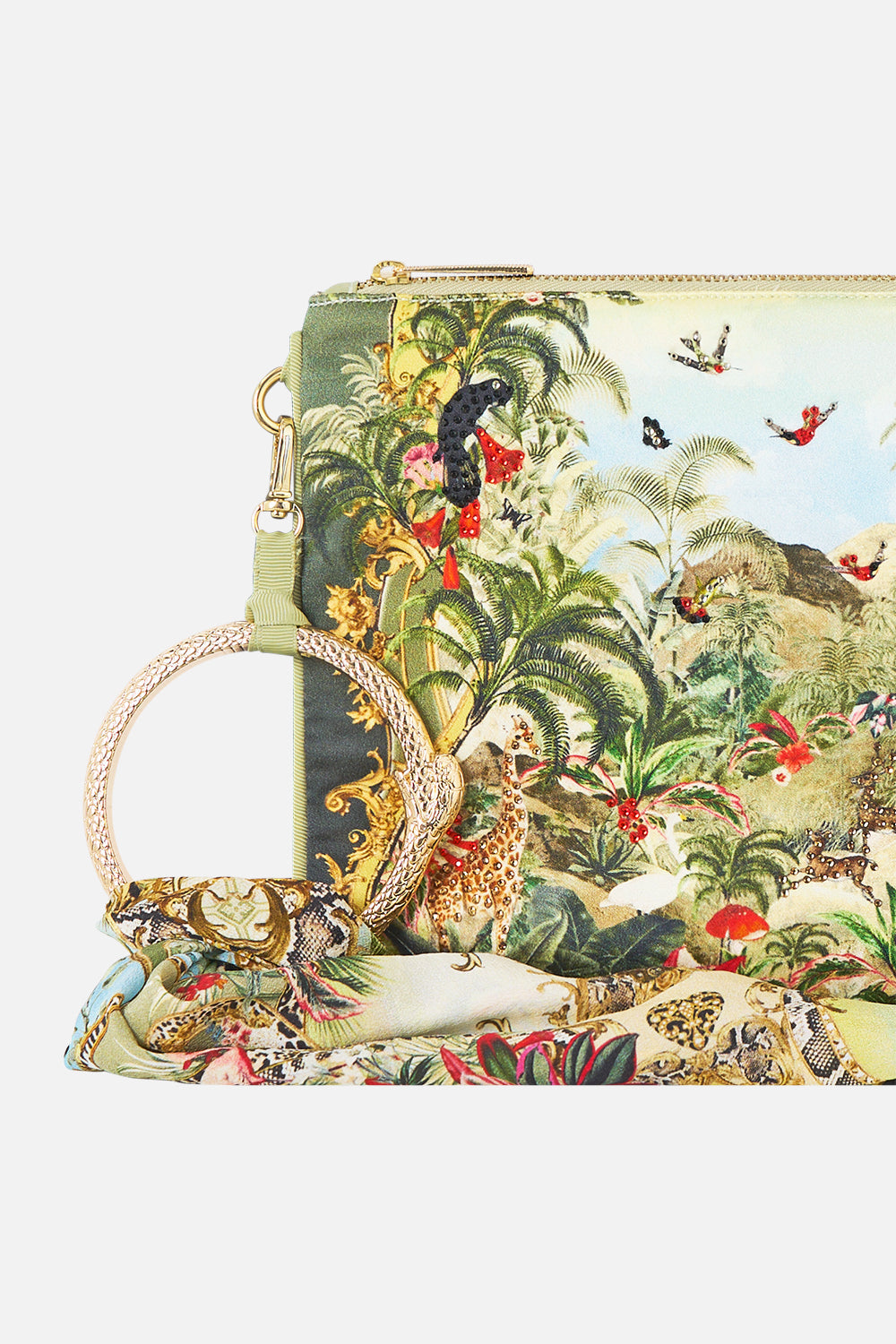 The CAMILLA RING SCARF CLUTCH WANDERLUST EMPIRE