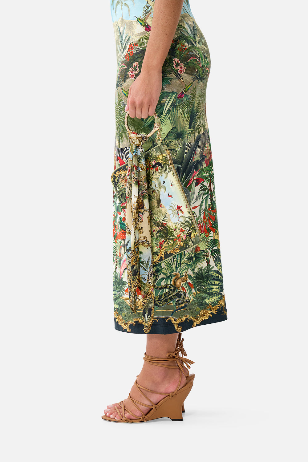 The CAMILLA RING SCARF CLUTCH WANDERLUST EMPIRE