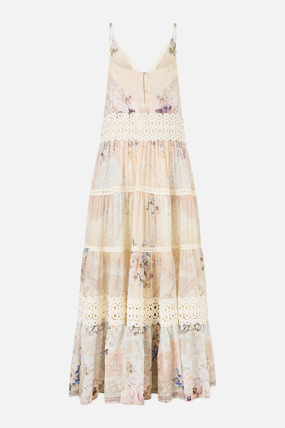 The CAMILLA TRAPEZE TIERED DRESS LACED WITH LOVE