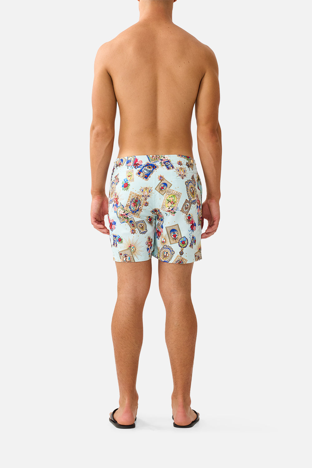 The CAMILLA MID LENGTH BOARDSHORT WITH FIXED WAIST VERSES IN VINTAGE