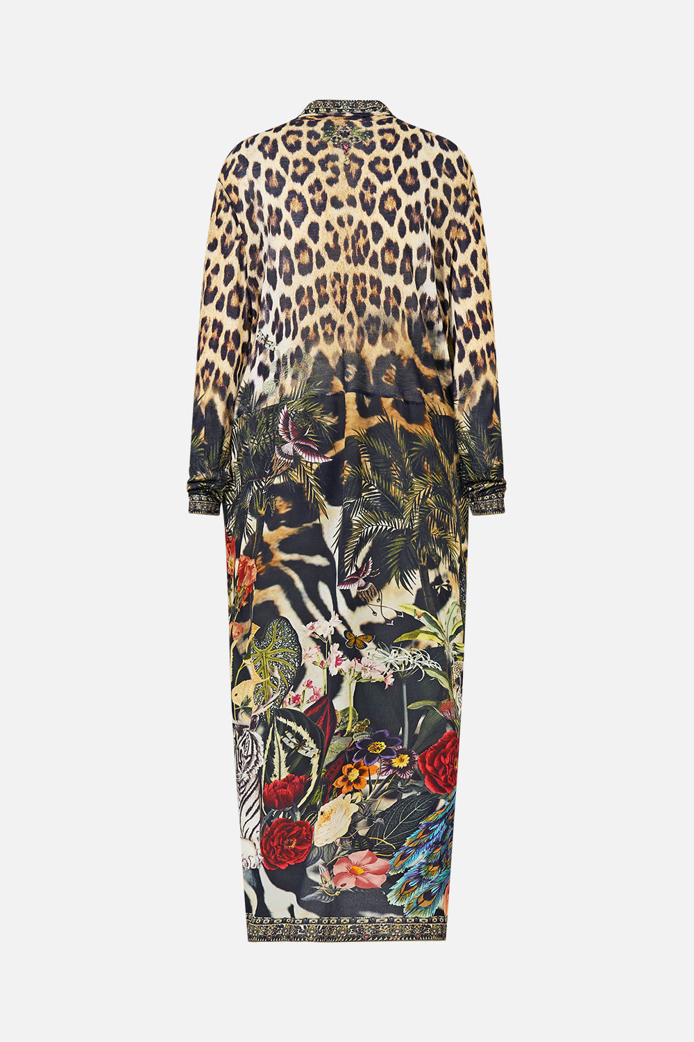 The CAMILLA LONG CASUAL JACKET WITH POCKETS LEOTIGRA LAND