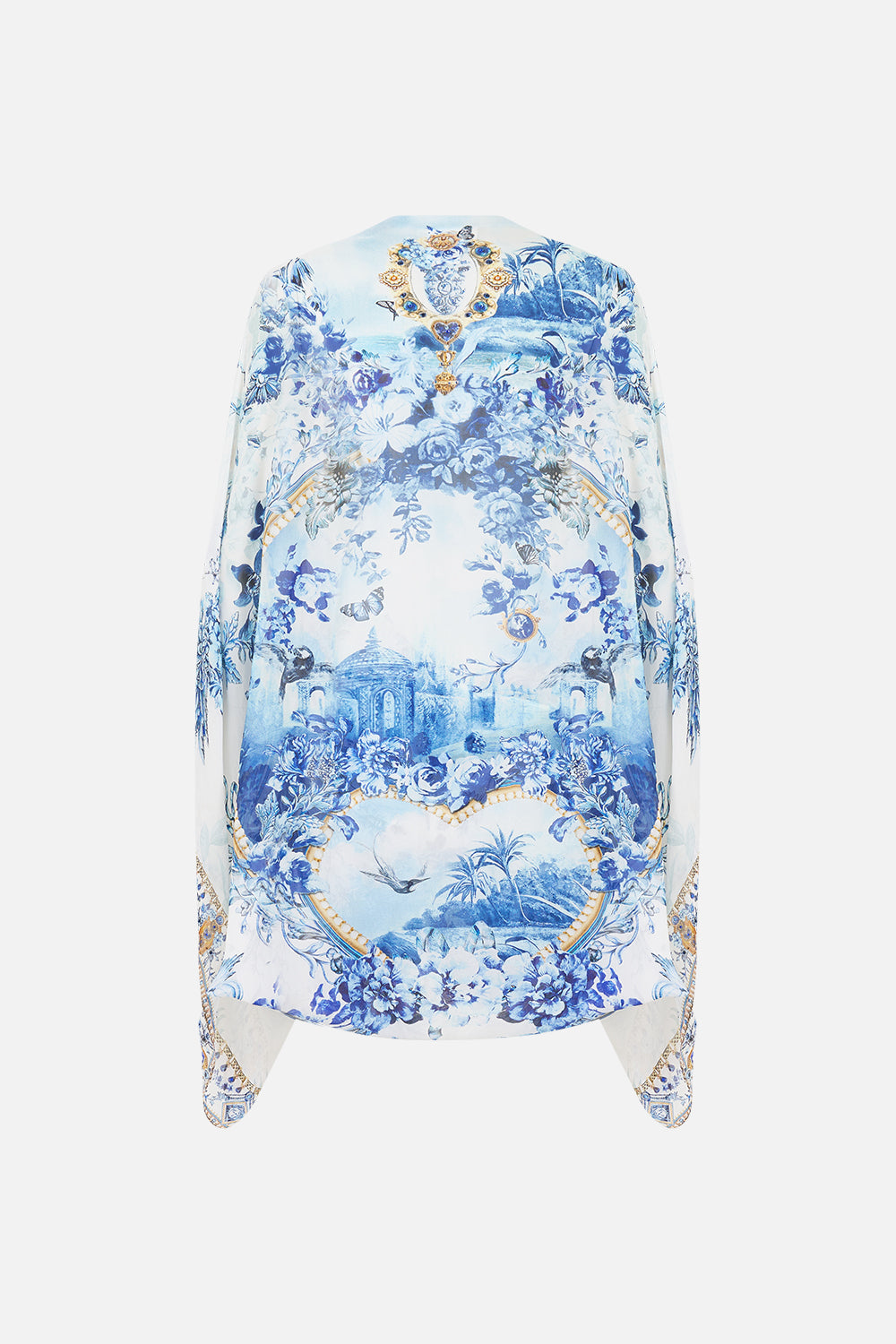 SILK CHIFFON SHRUG THE PORCELAIN PARLOUR