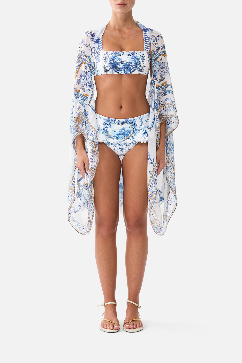 The CAMILLA SILK CHIFFON SHRUG THE PORCELAIN PARLOURTHE PORCELAIN PARLOUR