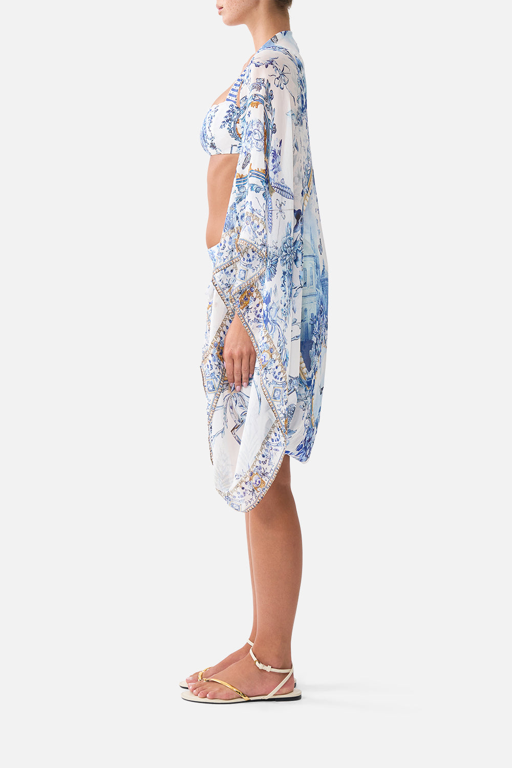 SILK CHIFFON SHRUG THE PORCELAIN PARLOUR