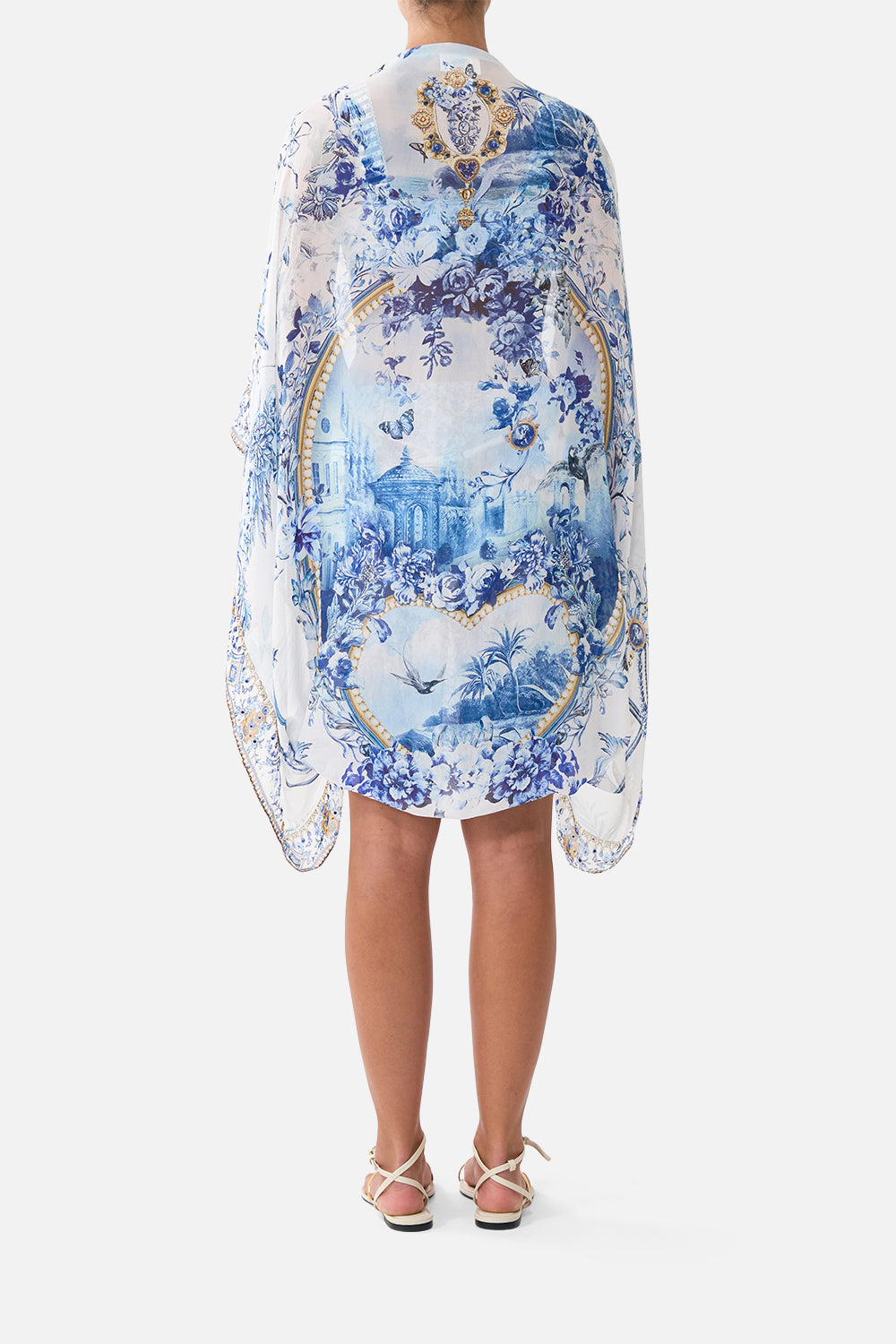 SILK CHIFFON SHRUG THE PORCELAIN PARLOUR