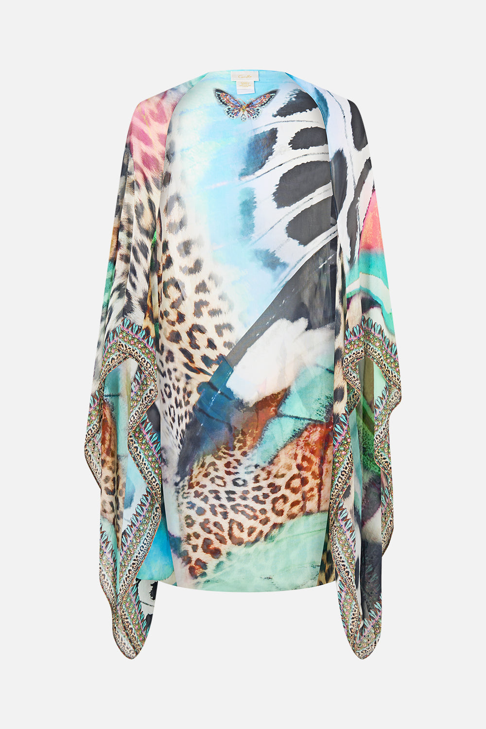 SILK CHIFFON SHRUG BUTTERFLY BOHEMIA