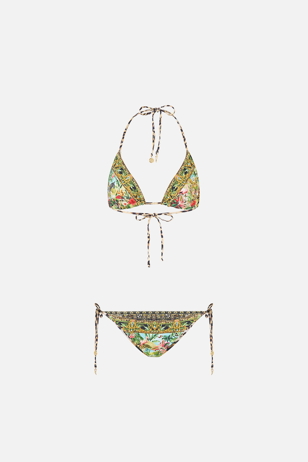 The CAMILLA SOFT REVERSIBLE TRI TIE BIKINI SET WANDERLUST EMPIRE