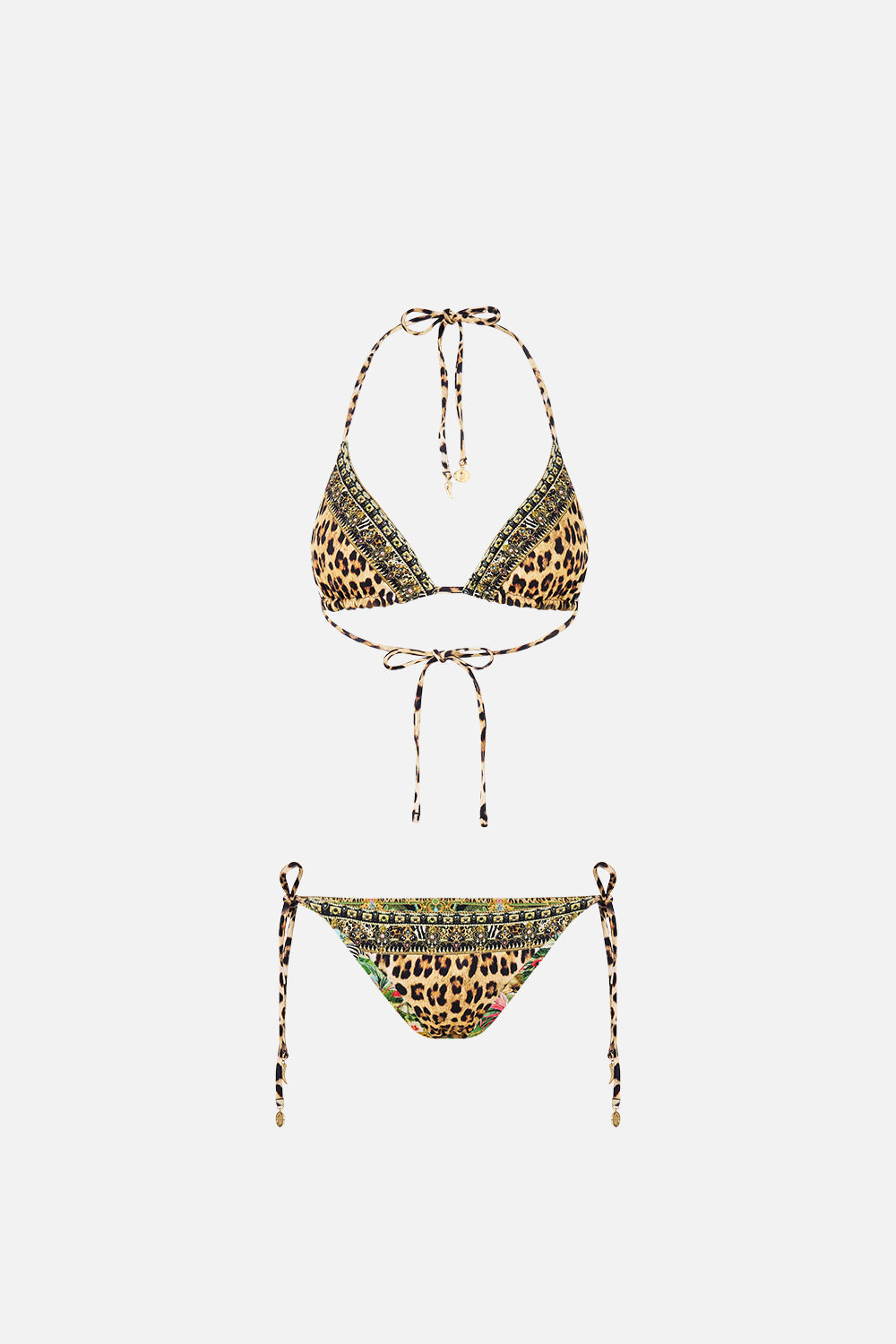 The CAMILLA SOFT REVERSIBLE TRI TIE BIKINI SET WANDERLUST EMPIRE