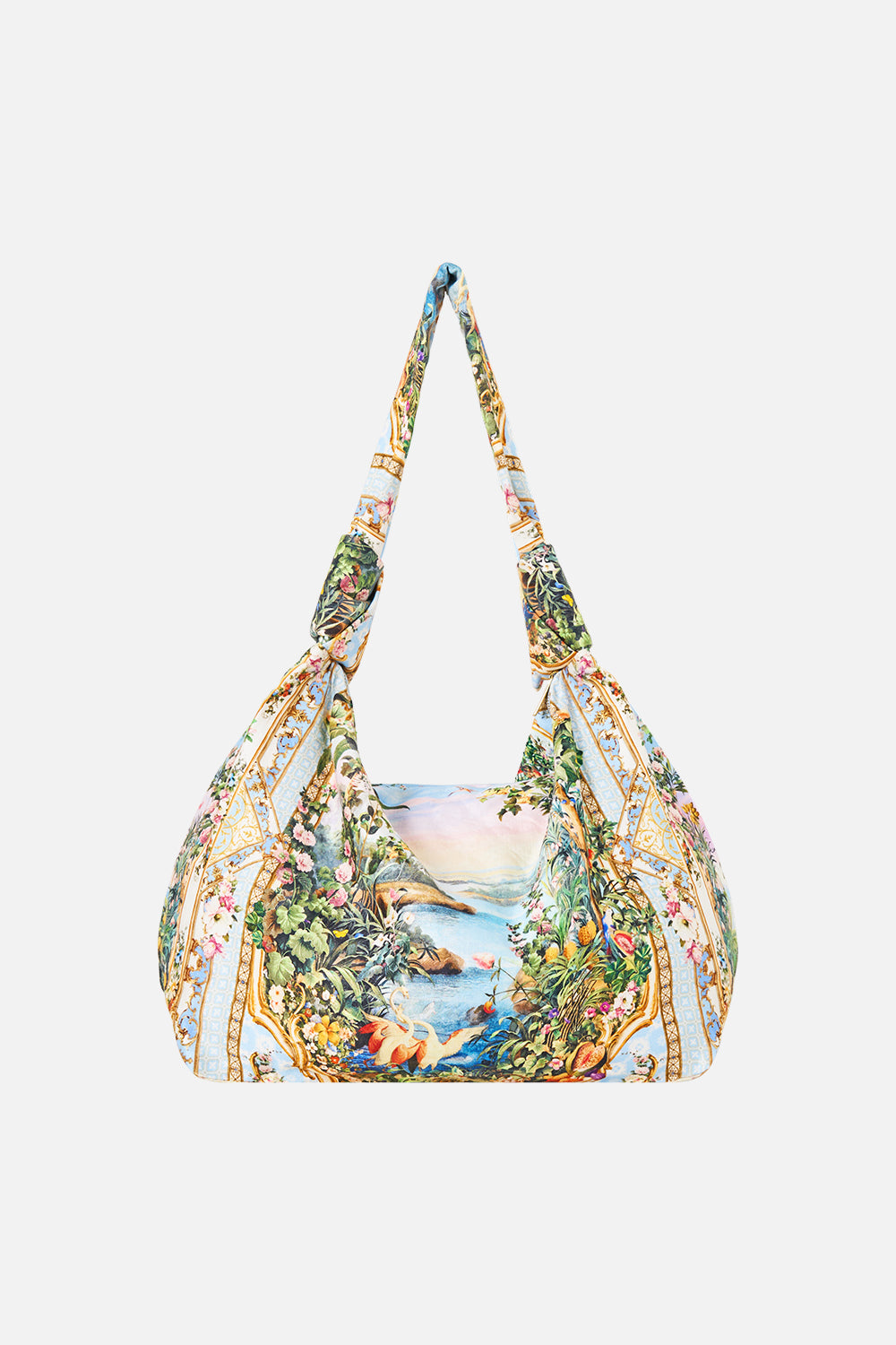 SLOUCH SHOULDER BAG WITH KNOT DETAILS SISI SOCIETY