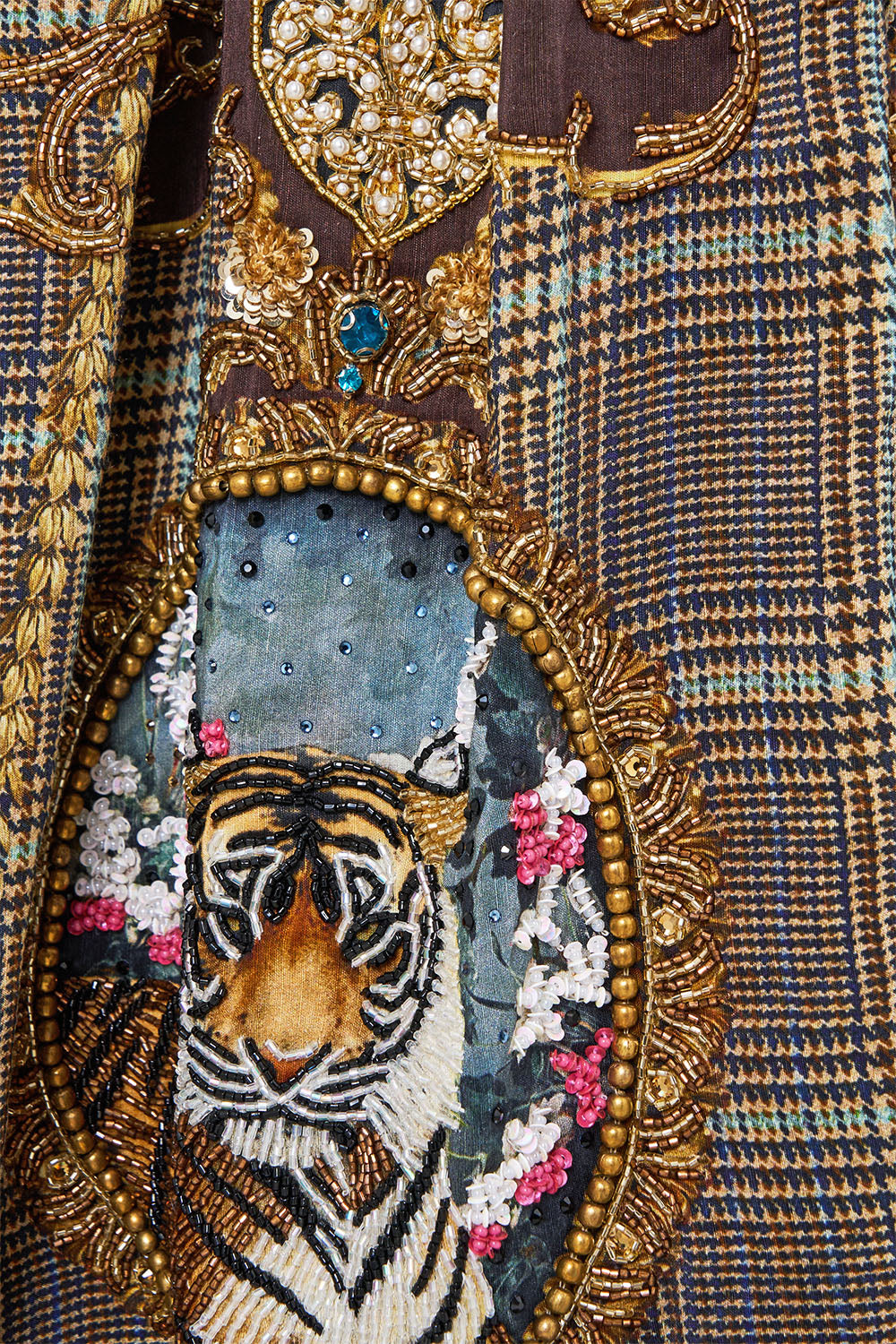 CORSET WAIST MAXI SKIRT ANIMALS IN THE PALACE
