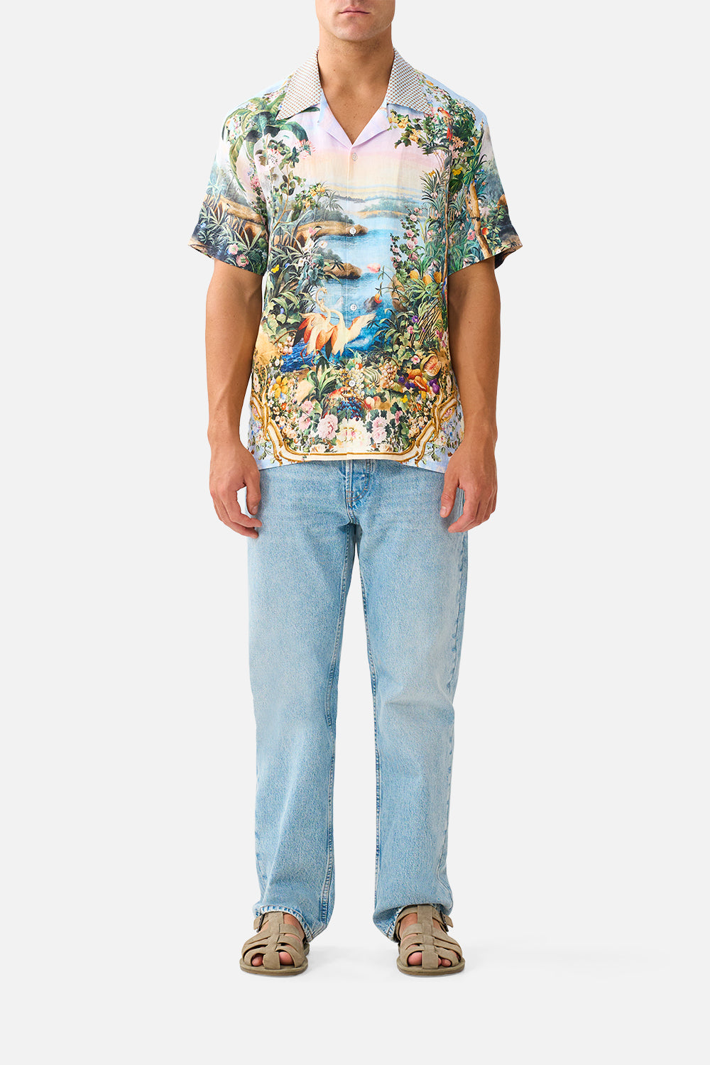 The CAMILLA SHORT SLEEVE CABANA SHIRT SISI SOCIETYSISI SOCIETY
