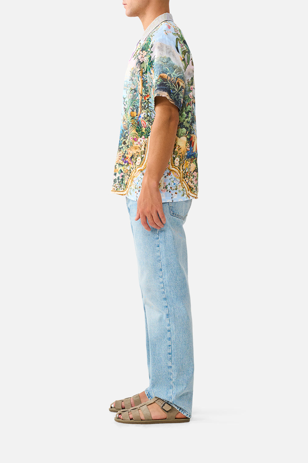 The CAMILLA SHORT SLEEVE CABANA SHIRT SISI SOCIETY
