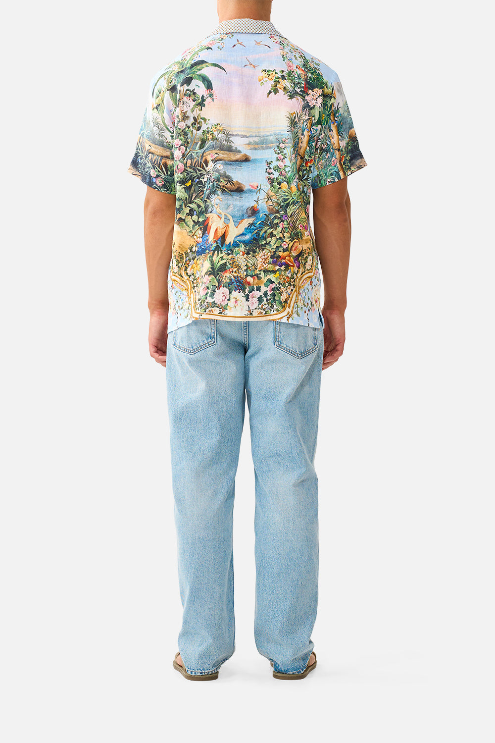 The CAMILLA SHORT SLEEVE CABANA SHIRT SISI SOCIETY