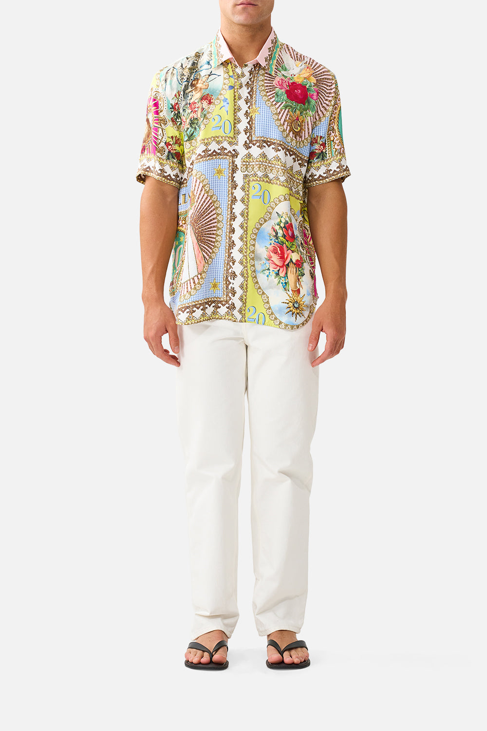 The CAMILLA SHORT SLEEVE OVERSIZED SHIRT PAINTED PRAYERSPAINTED PRAYERS