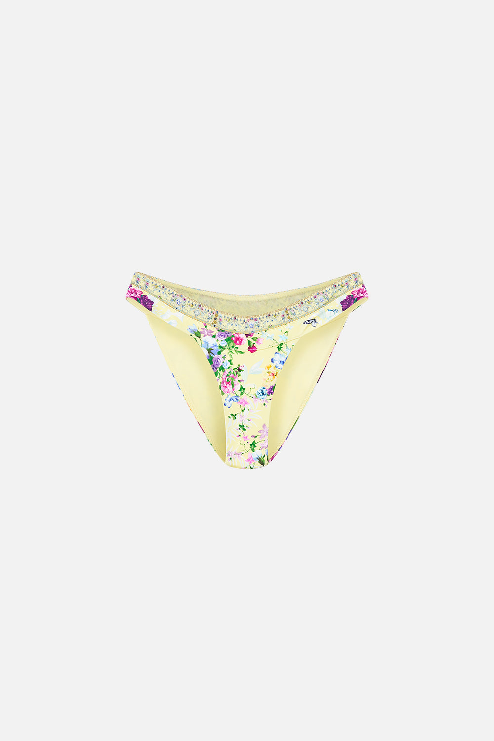 DIPPED WAIST PANELLED BIKINI BOTTOM CHINOISERIE CHILD
