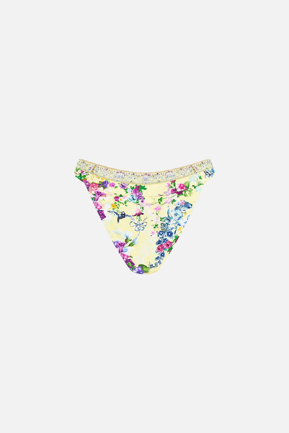 DIPPED WAIST PANELLED BIKINI BOTTOM CHINOISERIE CHILD