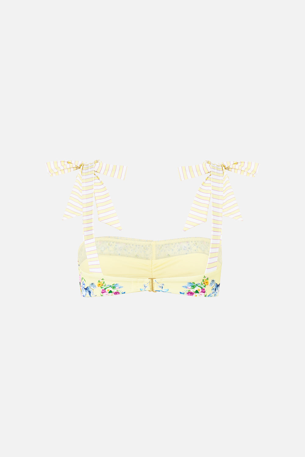 PANELLED BIKINI TOP W TIE STRAPS CHINOISERIE CHILD