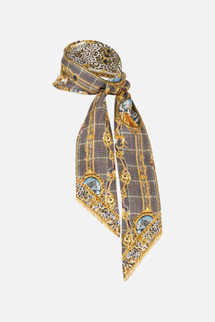 SKINNY NECK SCARF LEOPARD LIBERTINE