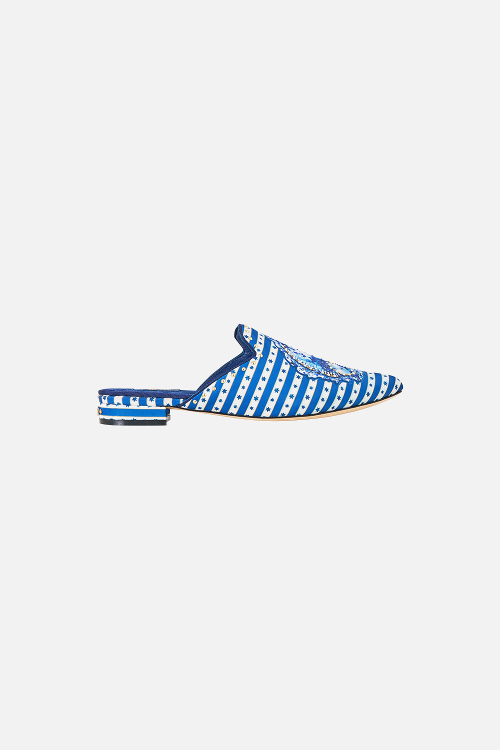 BELLE EMBELLISHED SLIPPER THE PORCELAIN PARLOUR