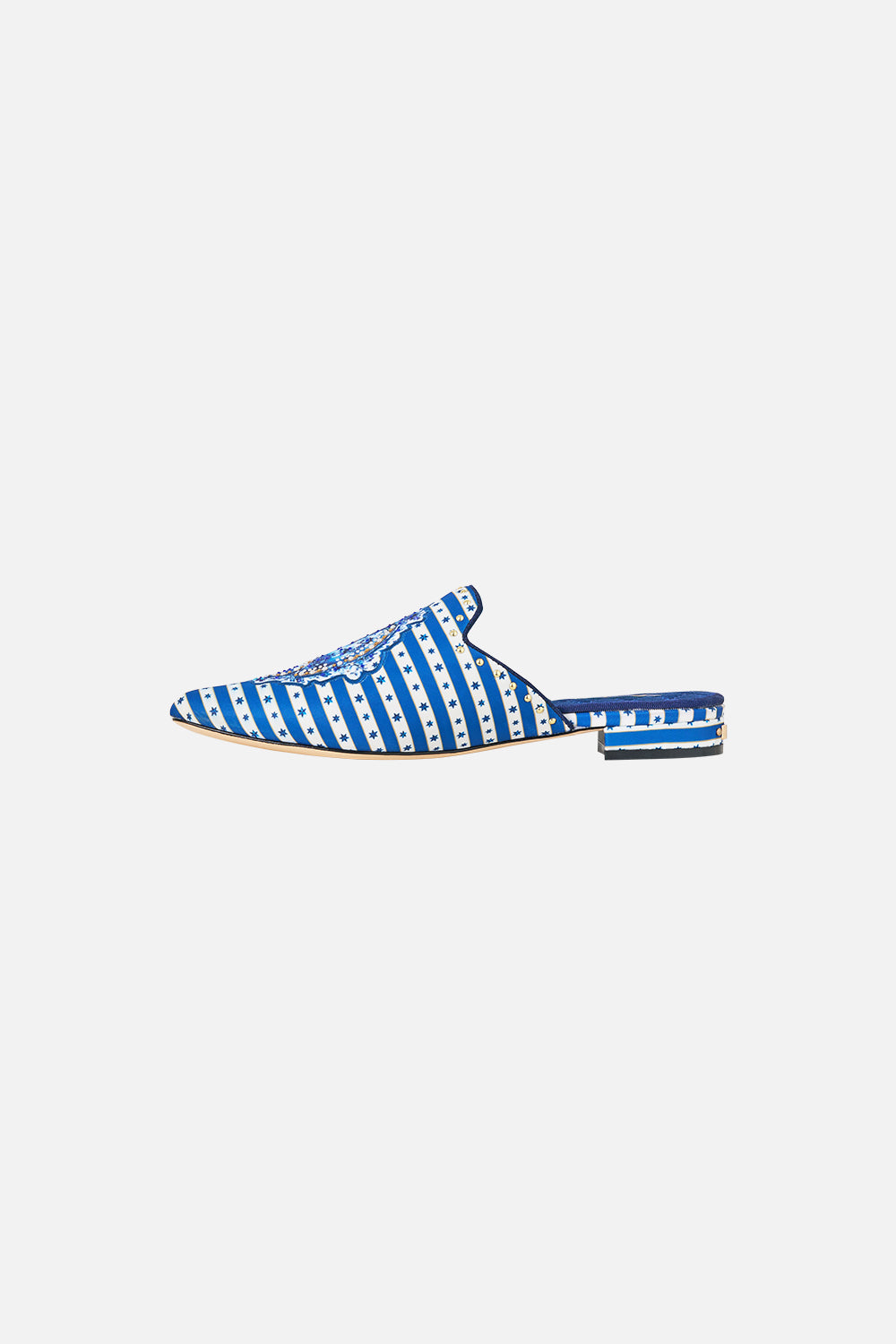BELLE EMBELLISHED SLIPPER THE PORCELAIN PARLOUR