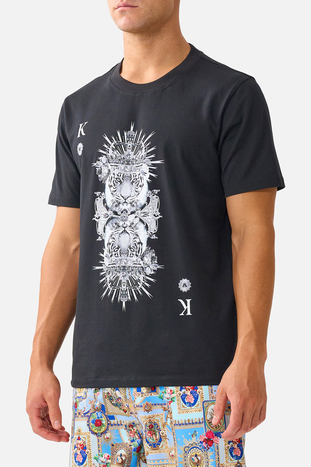 The CAMILLA RELAXED HEAVYWEIGHT CREW NECK TEE VERSES IN VINTAGE