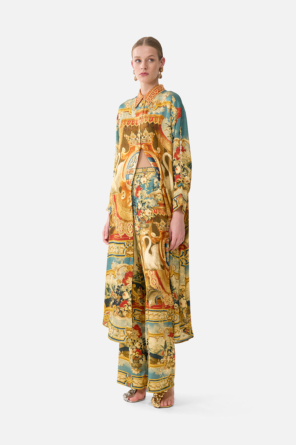 The CAMILLA Minimal Wide Leg Pant in our Lifeís Rich Tapestry print.