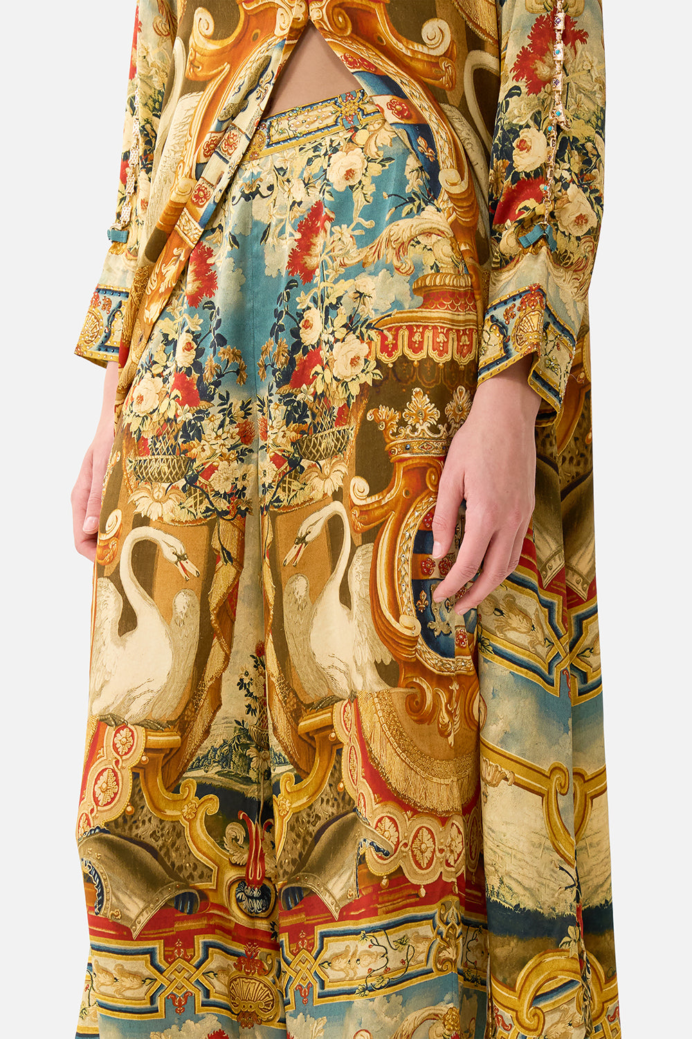 The CAMILLA Minimal Wide Leg Pant in our Lifeís Rich Tapestry print.